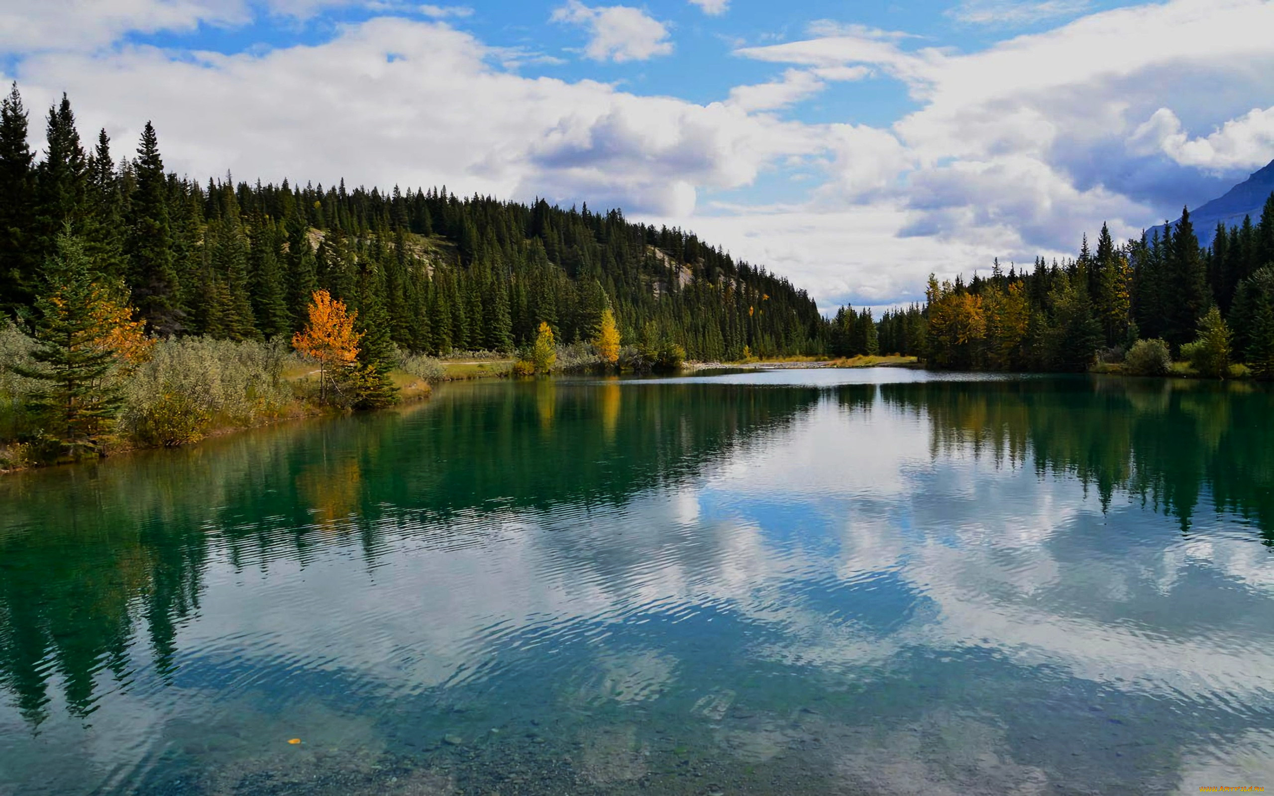 cascade pond, banff national park, alberta, , , , cascade, pond, banff, national, park